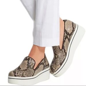 Authentic Stella McCartney Binx Python Slip-
On Platform Shoes size 37